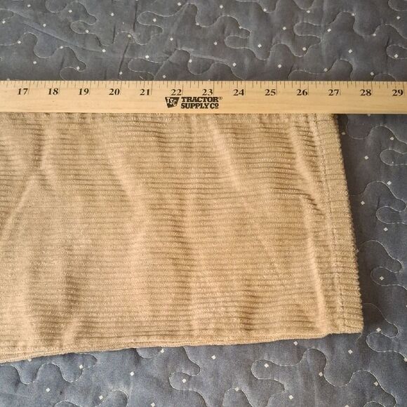 SO Women's Tan High Rise Straight Corduroy Pants size 15 - Picture 7 of 7